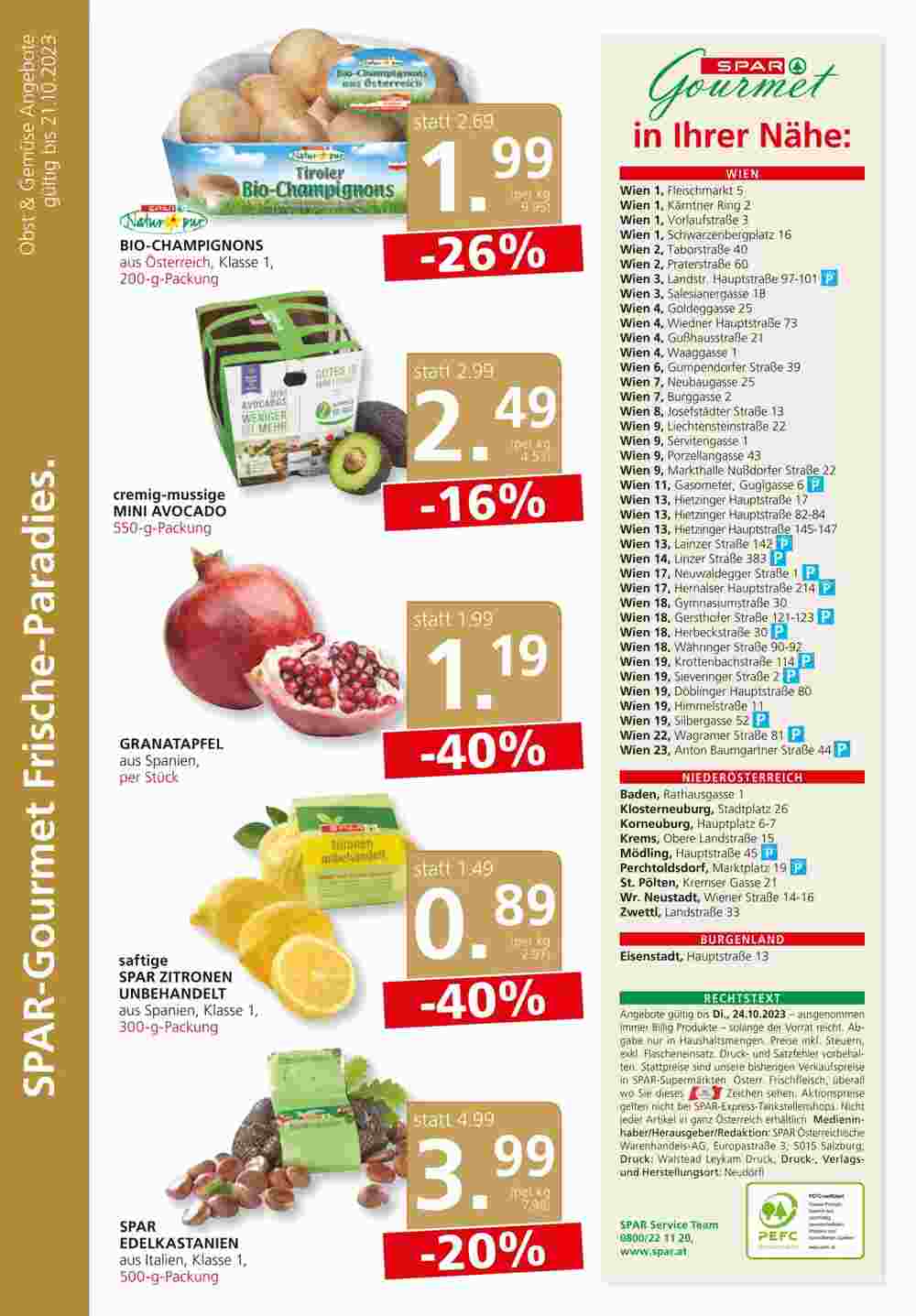 SPAR Gourmet Flugblatt (ab 19.10.2023) - Angebote und Prospekt - Seite 8