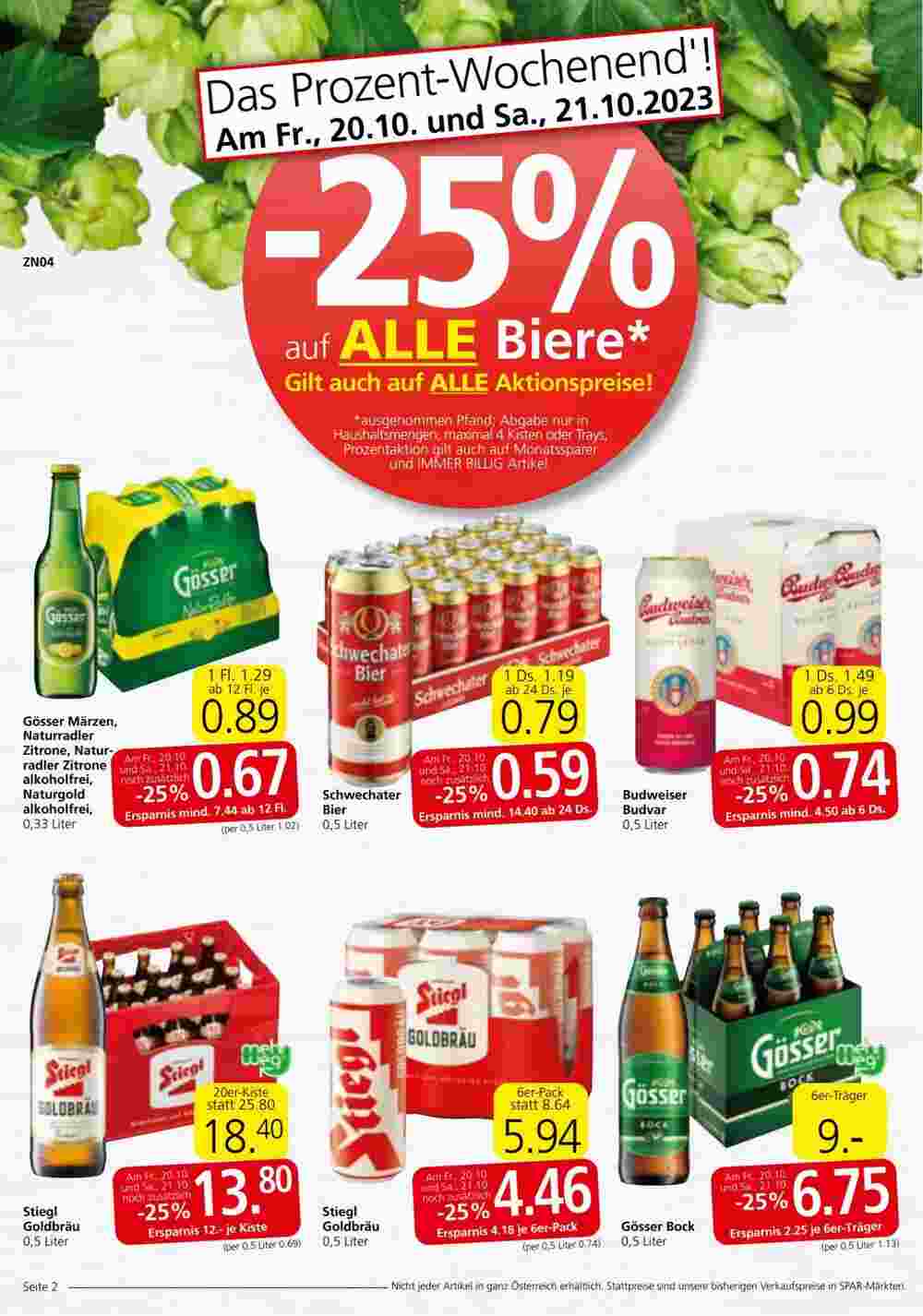 Spar Flugblatt (ab 19.10.2023) - Angebote und Prospekt - Seite 2