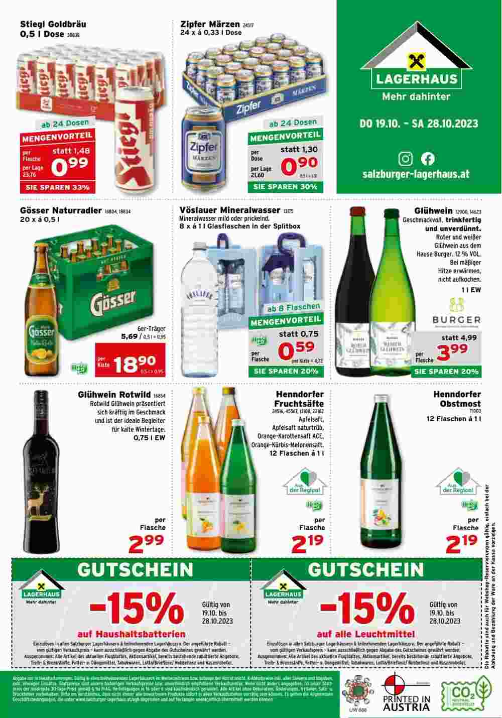 Salzburger Lagerhaus Flugblatt (ab 19.10.2023) - Angebote und Prospekt - Seite 12