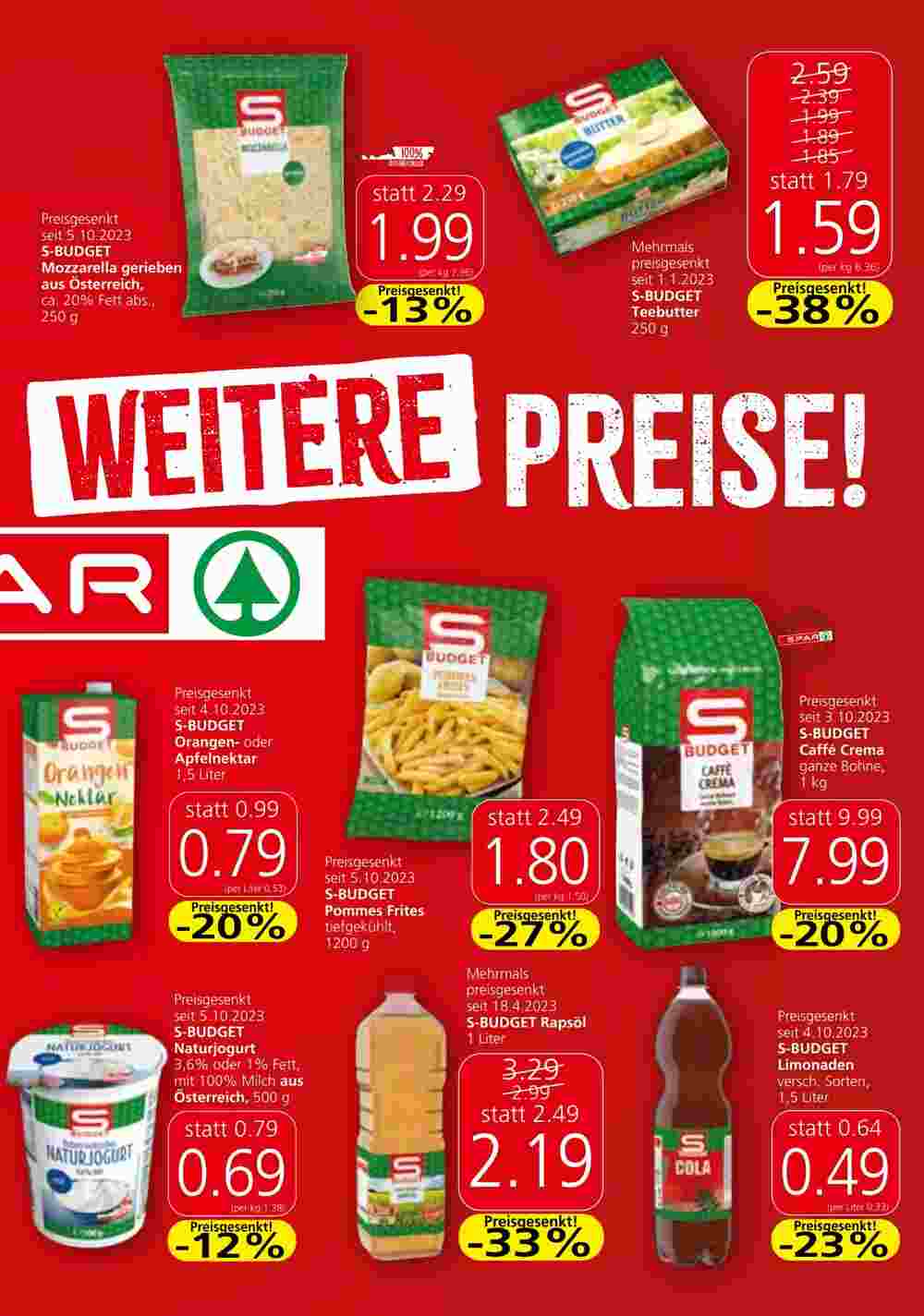 Spar Flugblatt (ab 19.10.2023) - Angebote und Prospekt - Seite 3