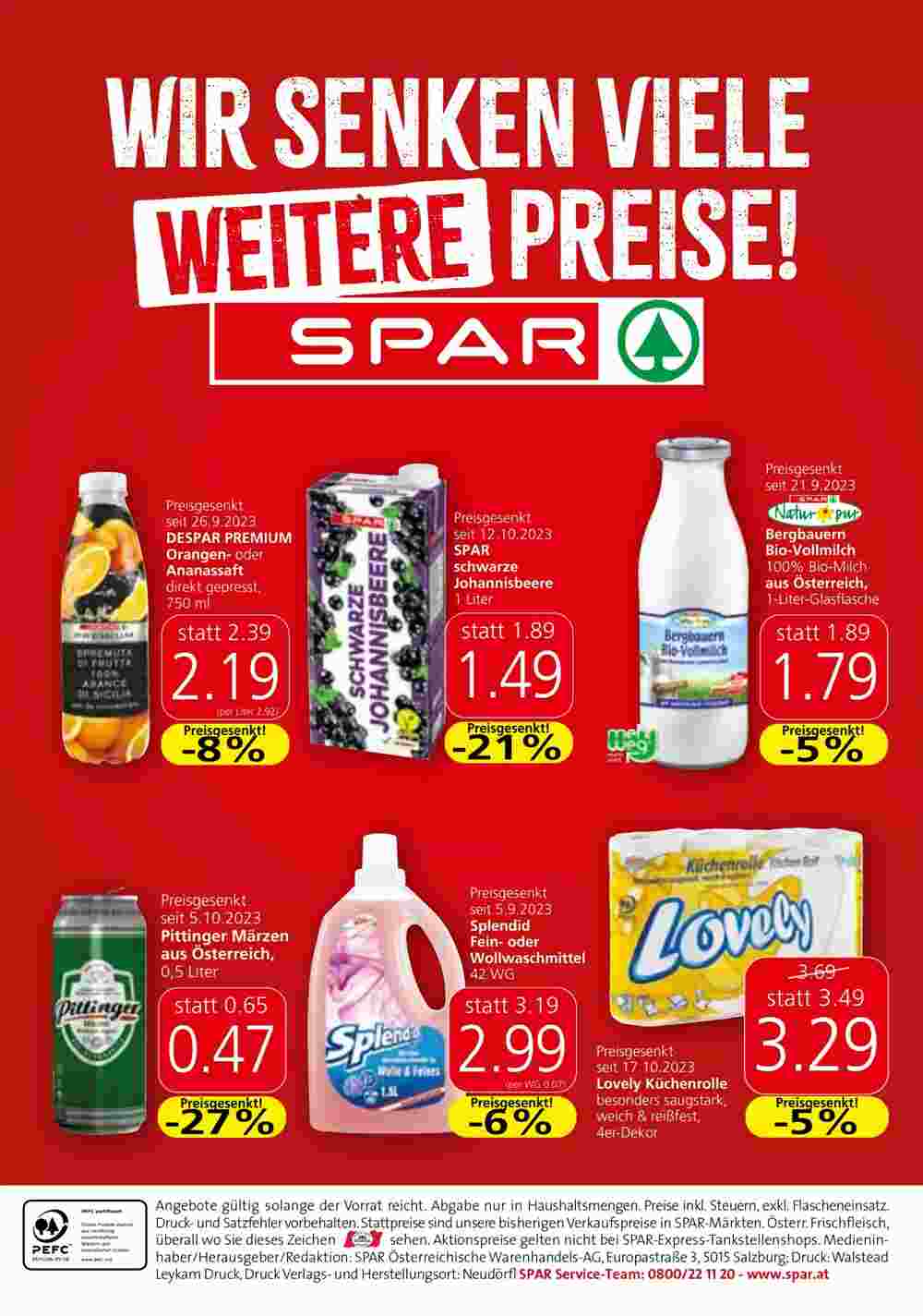 Spar Flugblatt (ab 19.10.2023) - Angebote und Prospekt - Seite 4