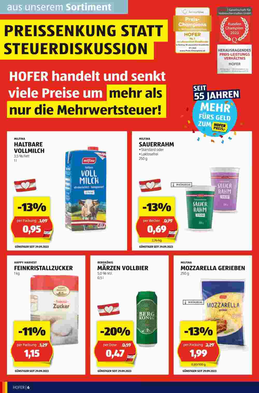 Hofer Flugblatt (ab 20.10.2023) - Angebote und Prospekt - Seite 6