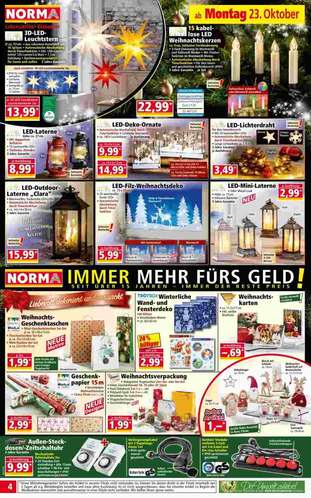 Norma Flugblatt (ab 22.10.2023) - Angebote und Prospekt - Seite 4