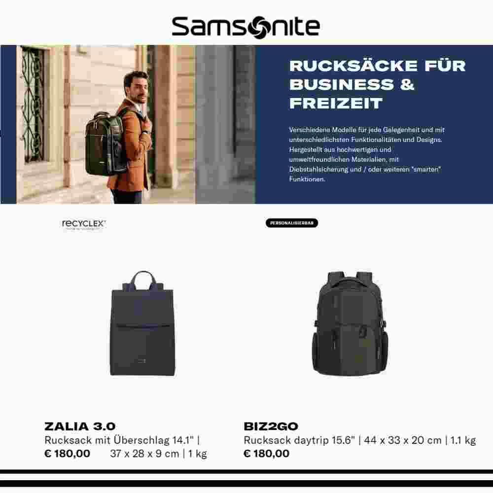 Samsonite Flugblatt (ab 23.10.2023) - Angebote und Prospekt - Seite 1