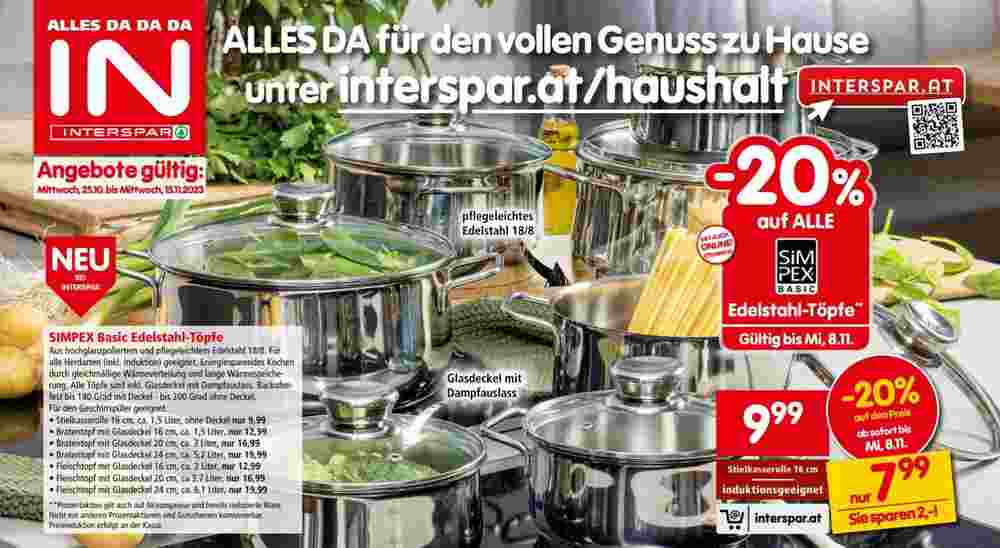 Interspar Flugblatt (ab 24.10.2023) - Angebote und Prospekt - Seite 1