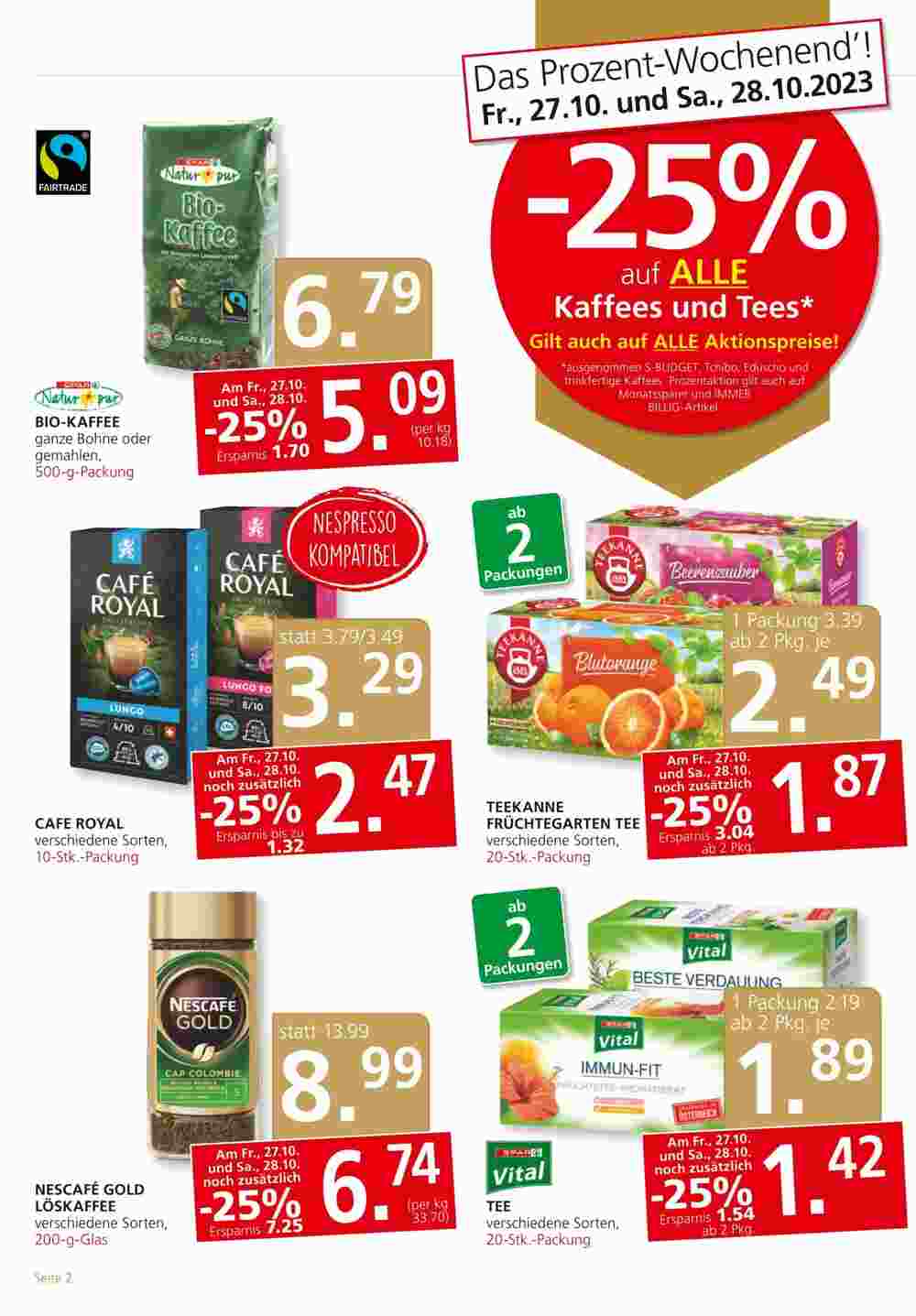 SPAR Gourmet Flugblatt (ab 25.10.2023) - Angebote und Prospekt - Seite 2