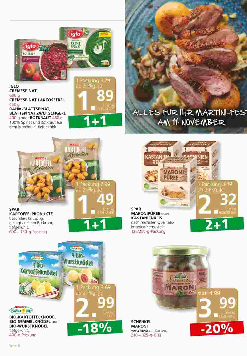 SPAR Gourmet Flugblatt (ab 25.10.2023) - Angebote und Prospekt - Seite 8