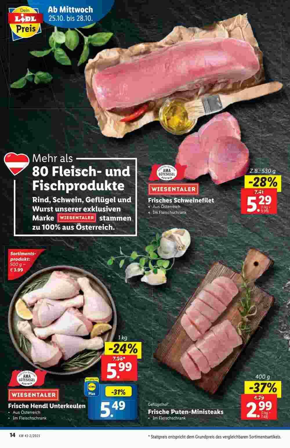 Lidl Flugblatt (ab 25.10.2023) - Angebote und Prospekt - Seite 14