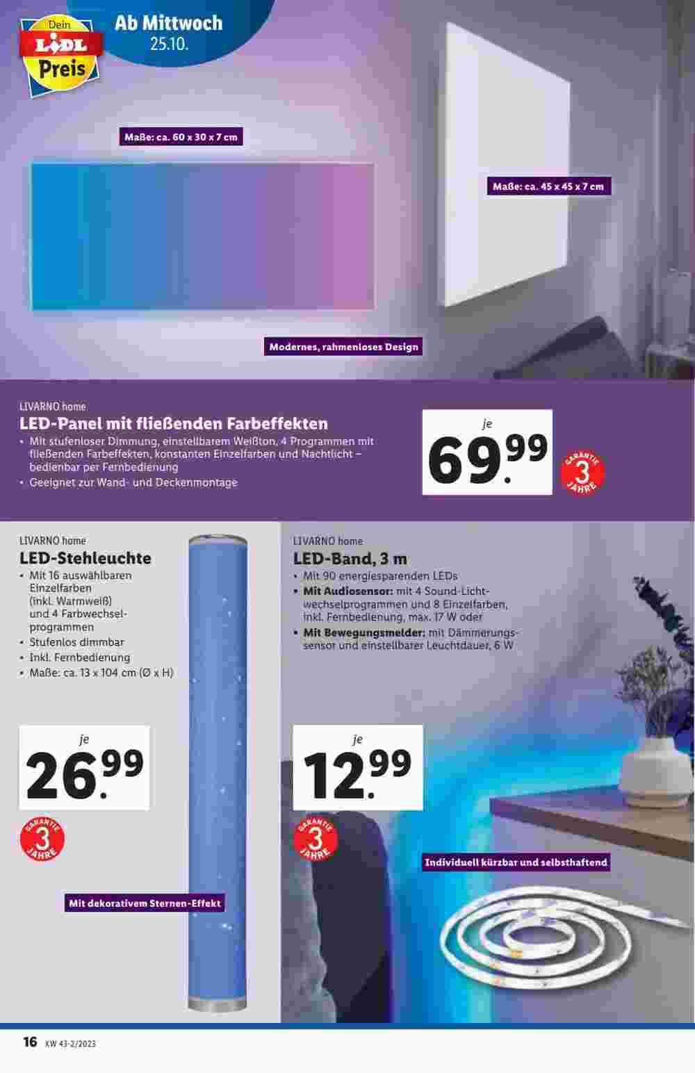 Lidl Flugblatt (ab 25.10.2023) - Angebote und Prospekt - Seite 16