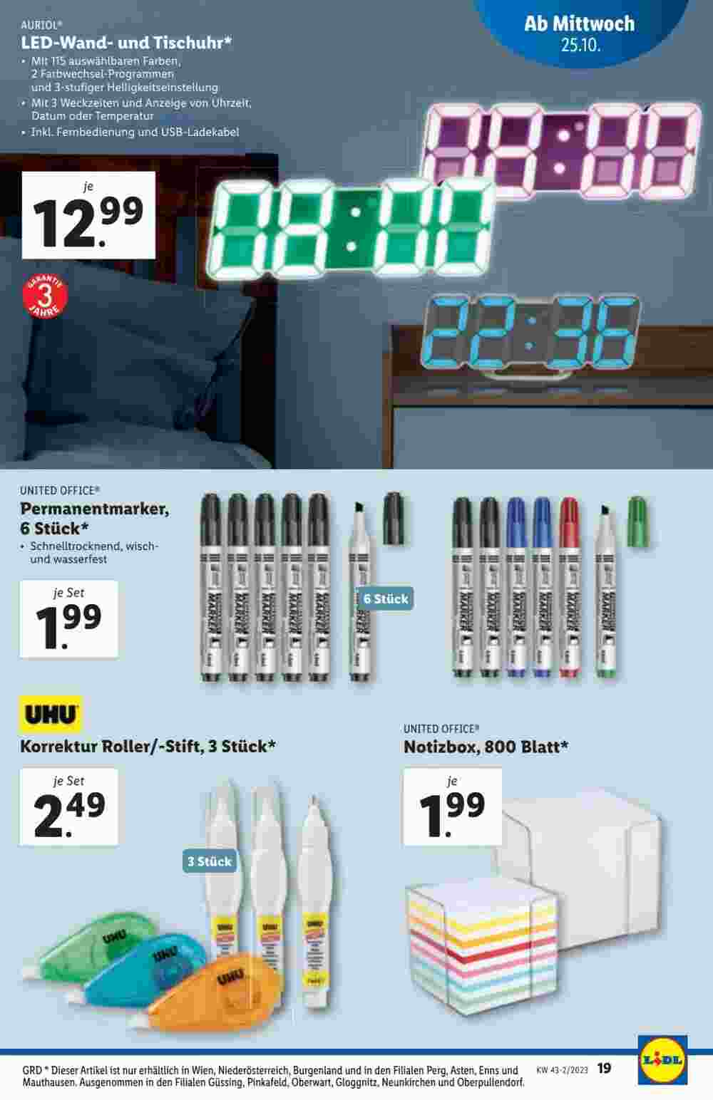 Lidl Flugblatt (ab 25.10.2023) - Angebote und Prospekt - Seite 19