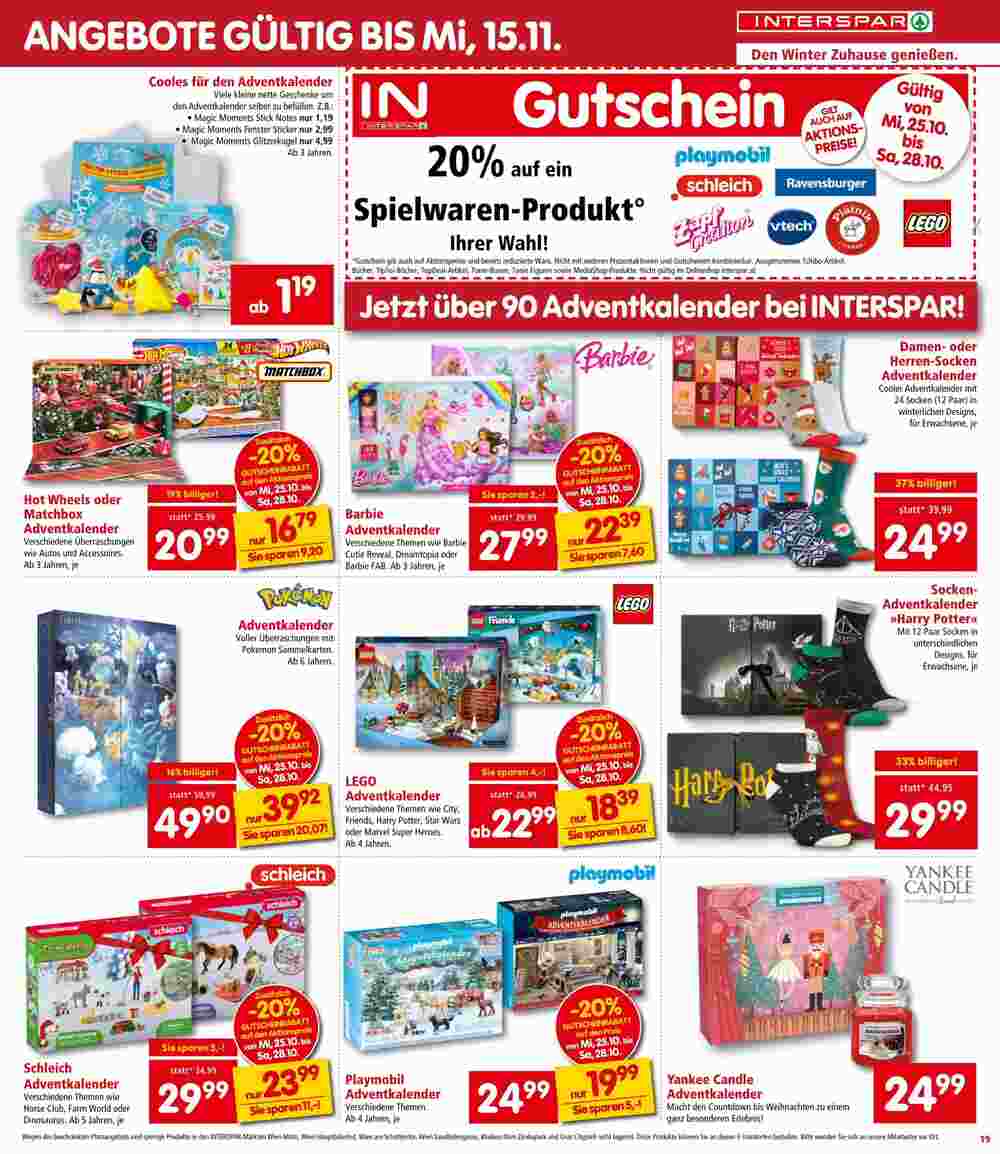 Interspar Flugblatt (ab 25.10.2023) - Angebote und Prospekt - Seite 19