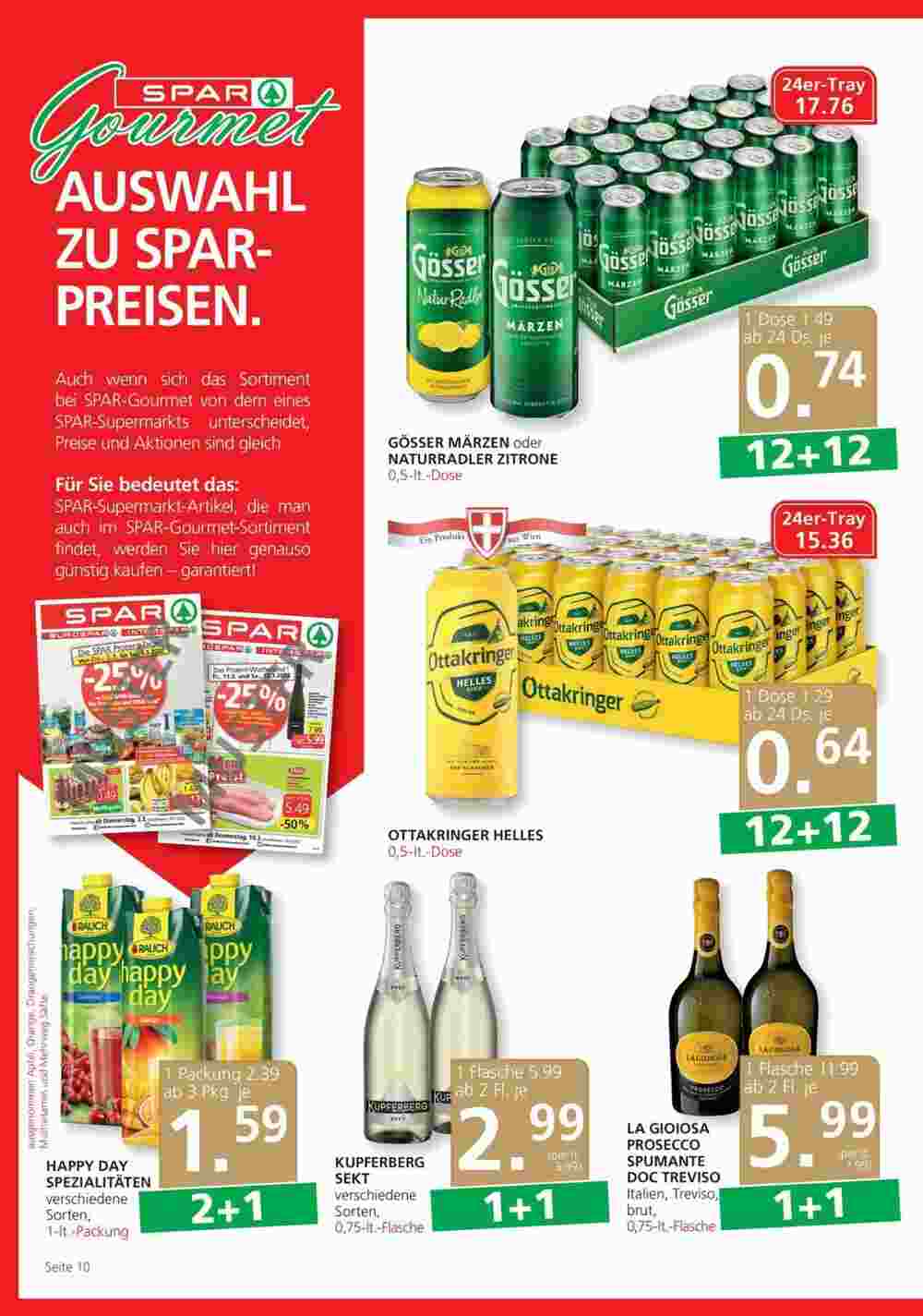 SPAR Gourmet Flugblatt (ab 25.10.2023) - Angebote und Prospekt - Seite 10