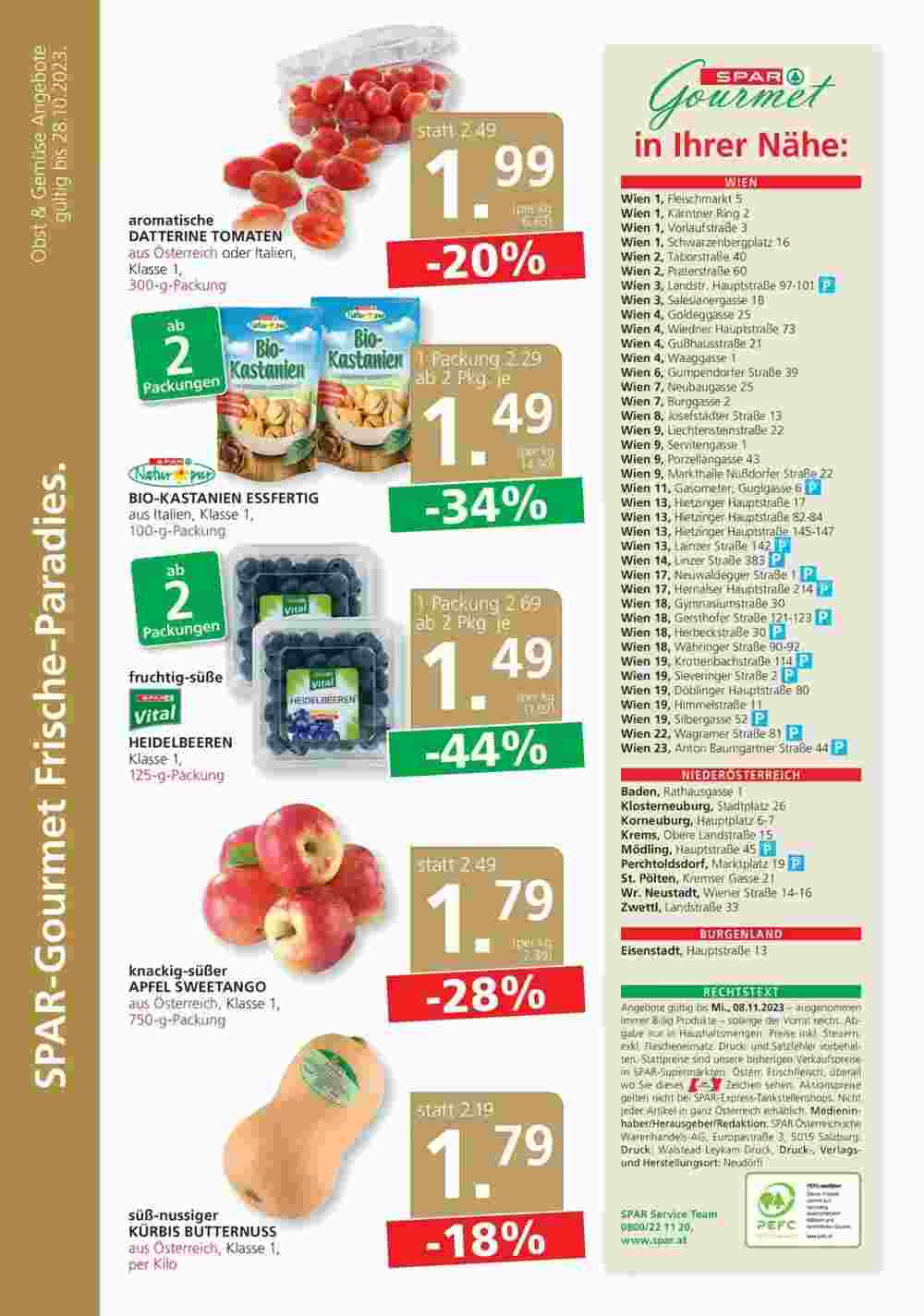 SPAR Gourmet Flugblatt (ab 25.10.2023) - Angebote und Prospekt - Seite 12