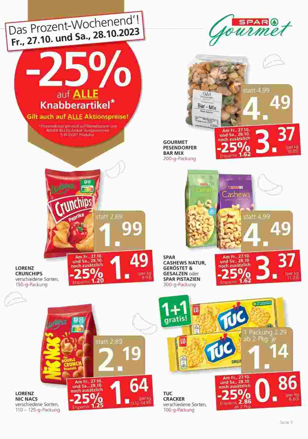 SPAR Gourmet Flugblatt (ab 25.10.2023) - Angebote und Prospekt - Seite 3