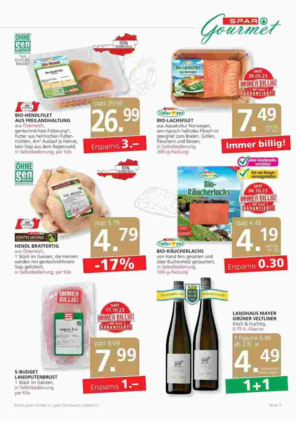 SPAR Gourmet Flugblatt (ab 25.10.2023) - Angebote und Prospekt - Seite 5