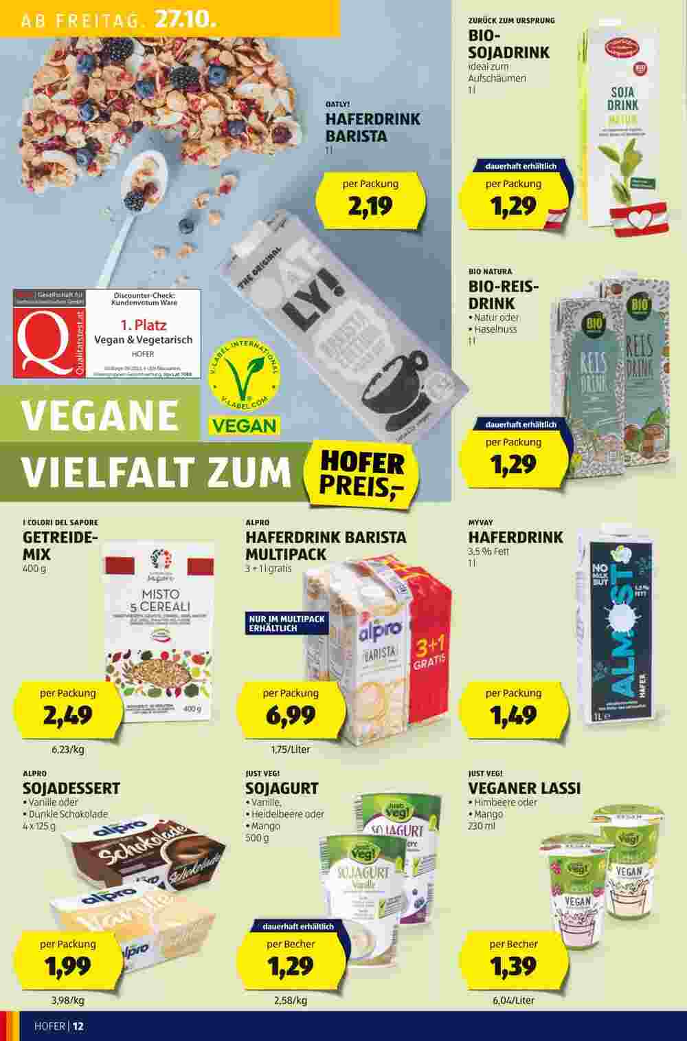 Hofer Flugblatt (ab 27.10.2023) - Angebote und Prospekt - Seite 12