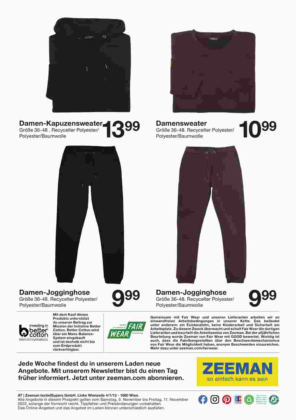 Zeeman Flugblatt (ab 28.10.2023) - Angebote und Prospekt - Seite 16