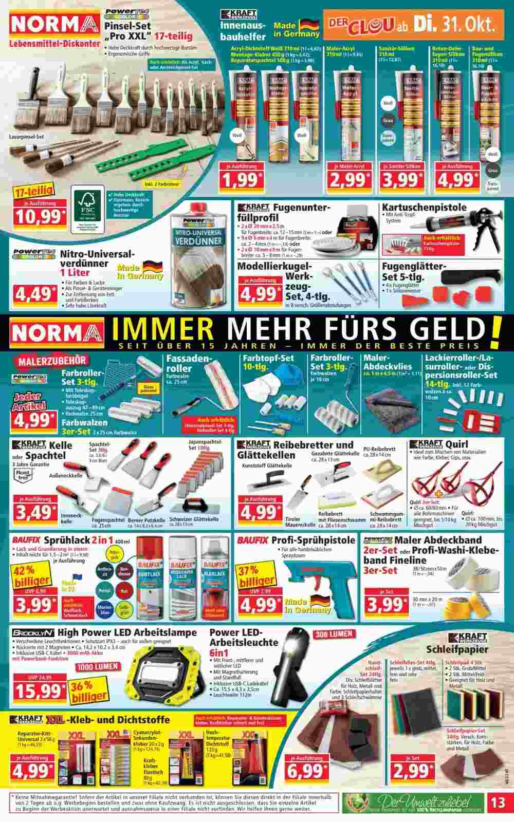 Norma Flugblatt (ab 30.10.2023) - Angebote und Prospekt - Seite 13