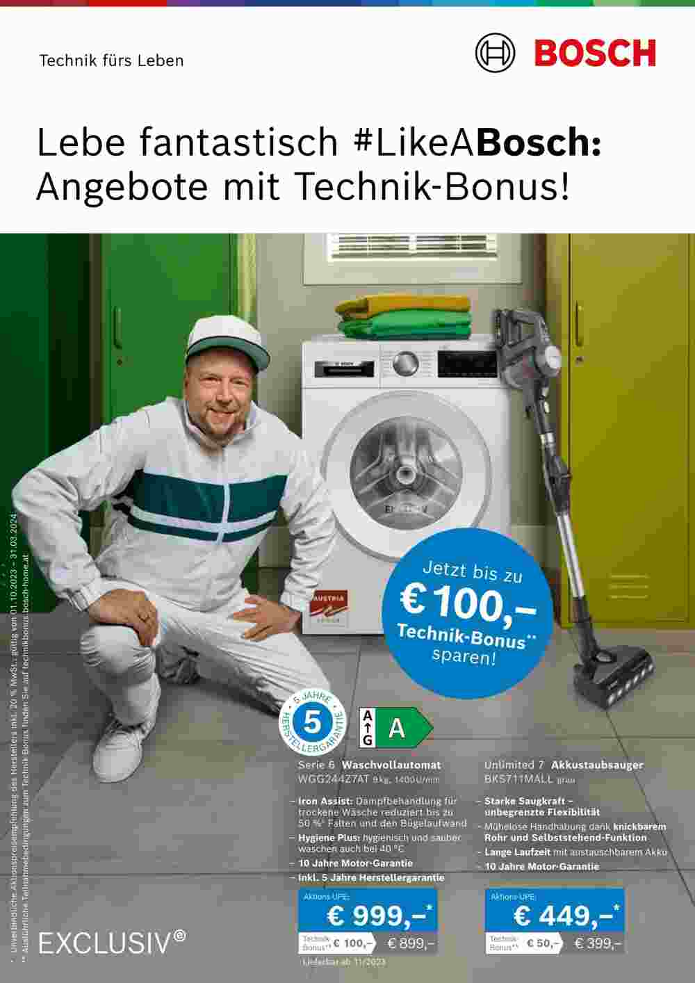 Bosch Professional Flugblatt (ab 30.10.2023) - Angebote und Prospekt - Seite 1