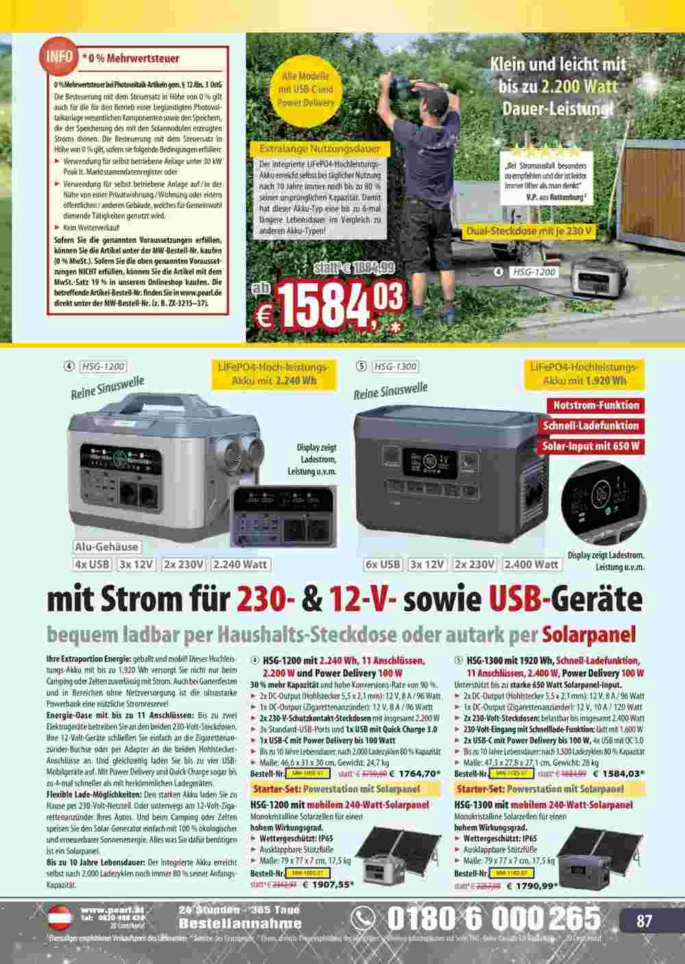 Pearl Flugblatt (ab 30.10.2023) - Angebote und Prospekt - Seite 87