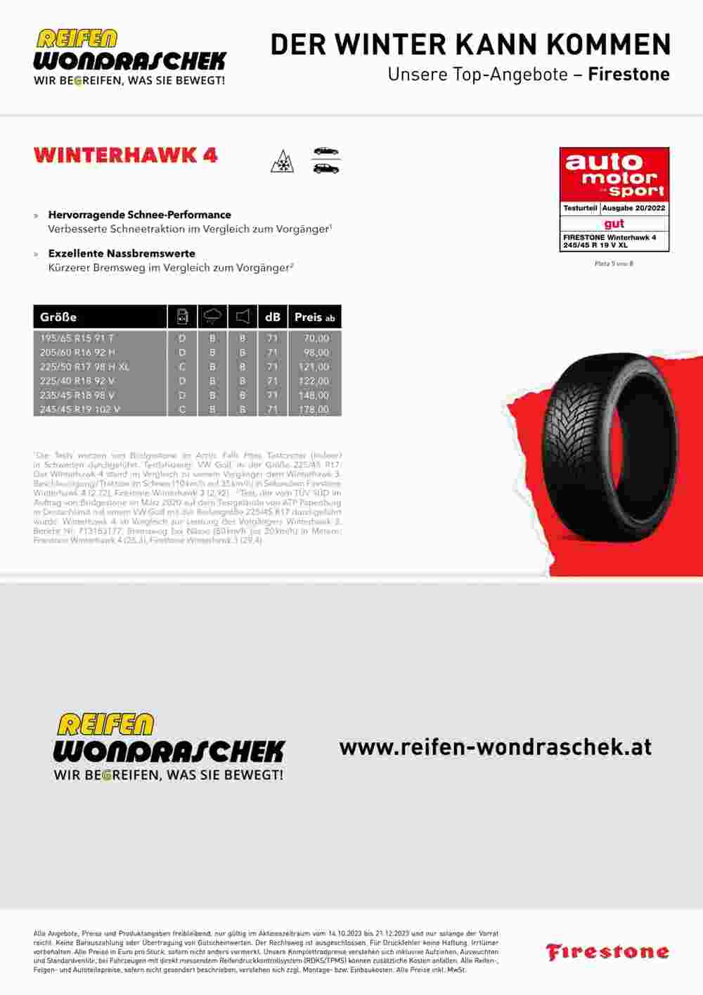 Bridgestone Flugblatt (ab 30.10.2023) - Angebote und Prospekt - Seite 4