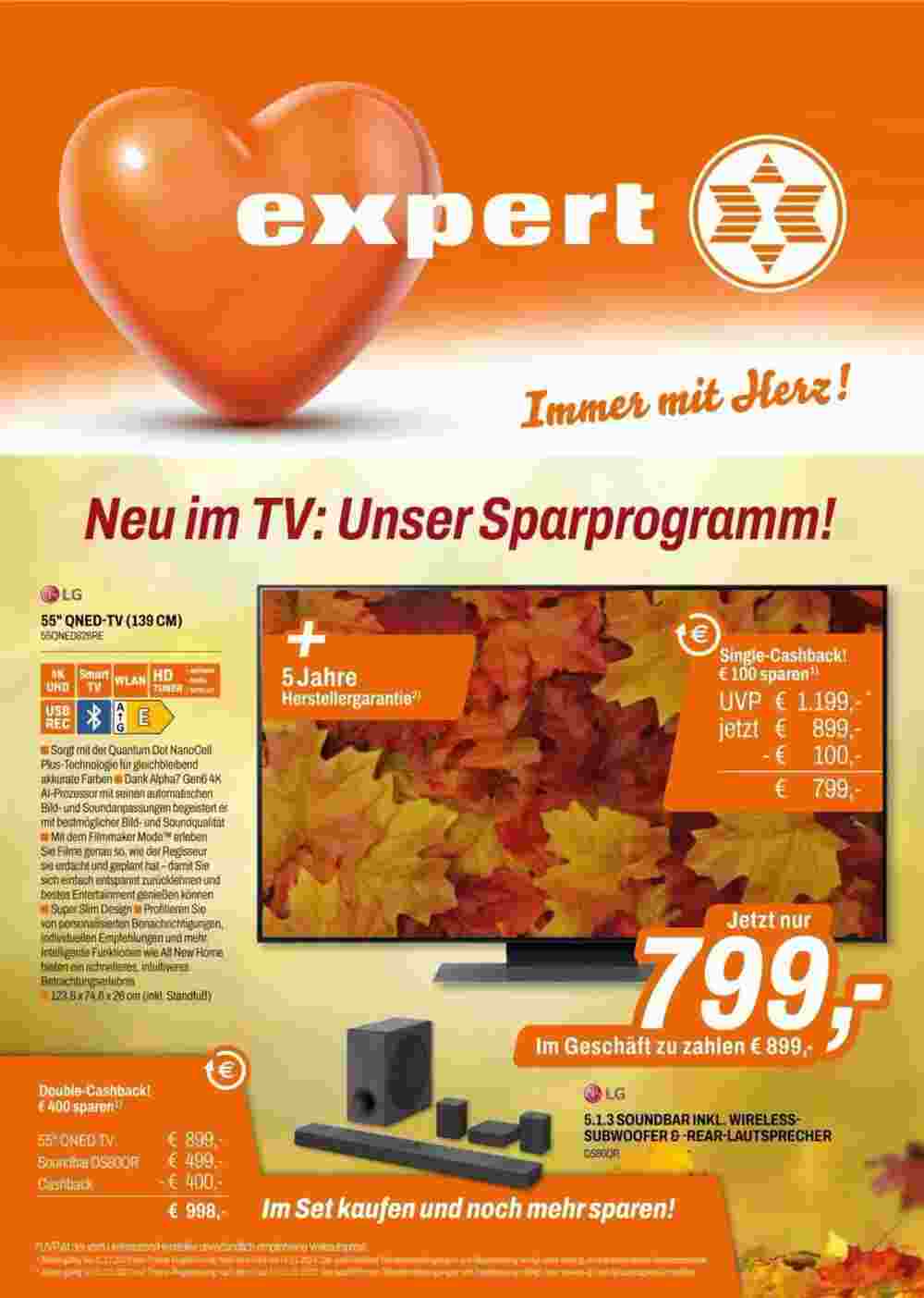 Expert Flugblatt (ab 31.10.2023) - Angebote und Prospekt - Seite 1