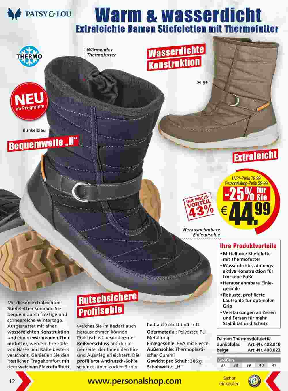 Personalshop Flugblatt (ab 31.10.2023) - Angebote und Prospekt - Seite 12