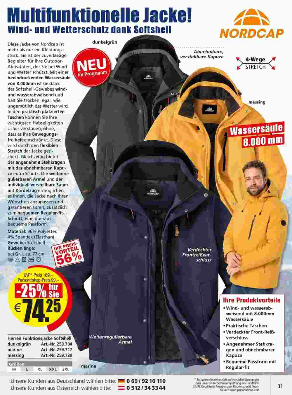 Personalshop Flugblatt (ab 31.10.2023) - Angebote und Prospekt - Seite 31