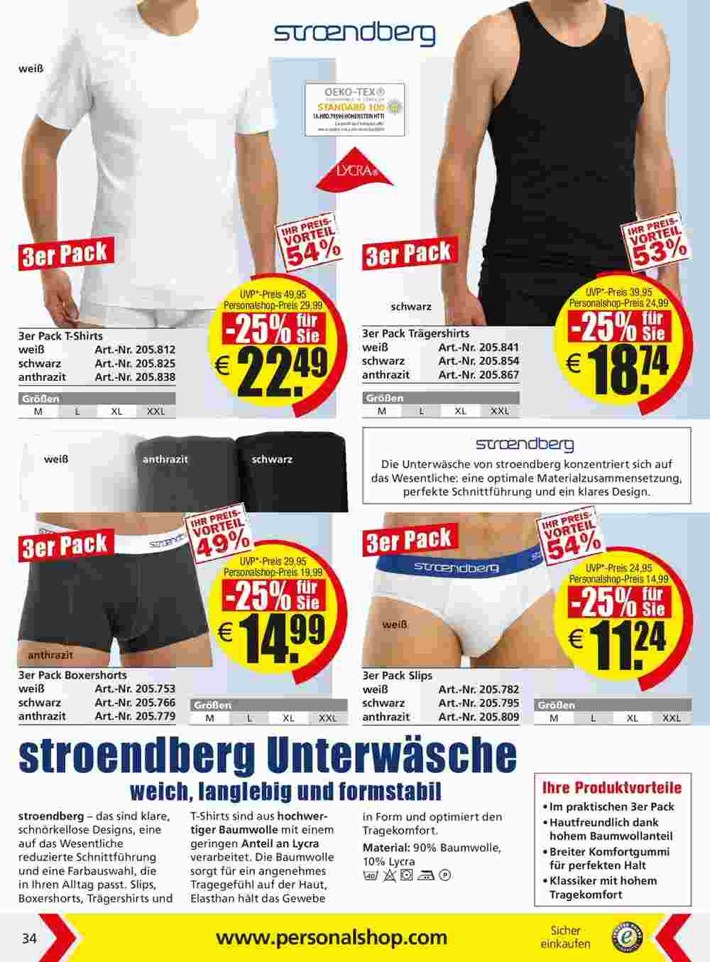 Personalshop Flugblatt (ab 31.10.2023) - Angebote und Prospekt - Seite 34