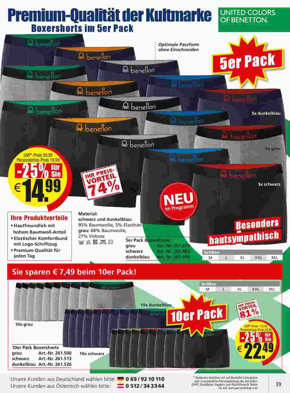 Personalshop Flugblatt (ab 31.10.2023) - Angebote und Prospekt - Seite 39