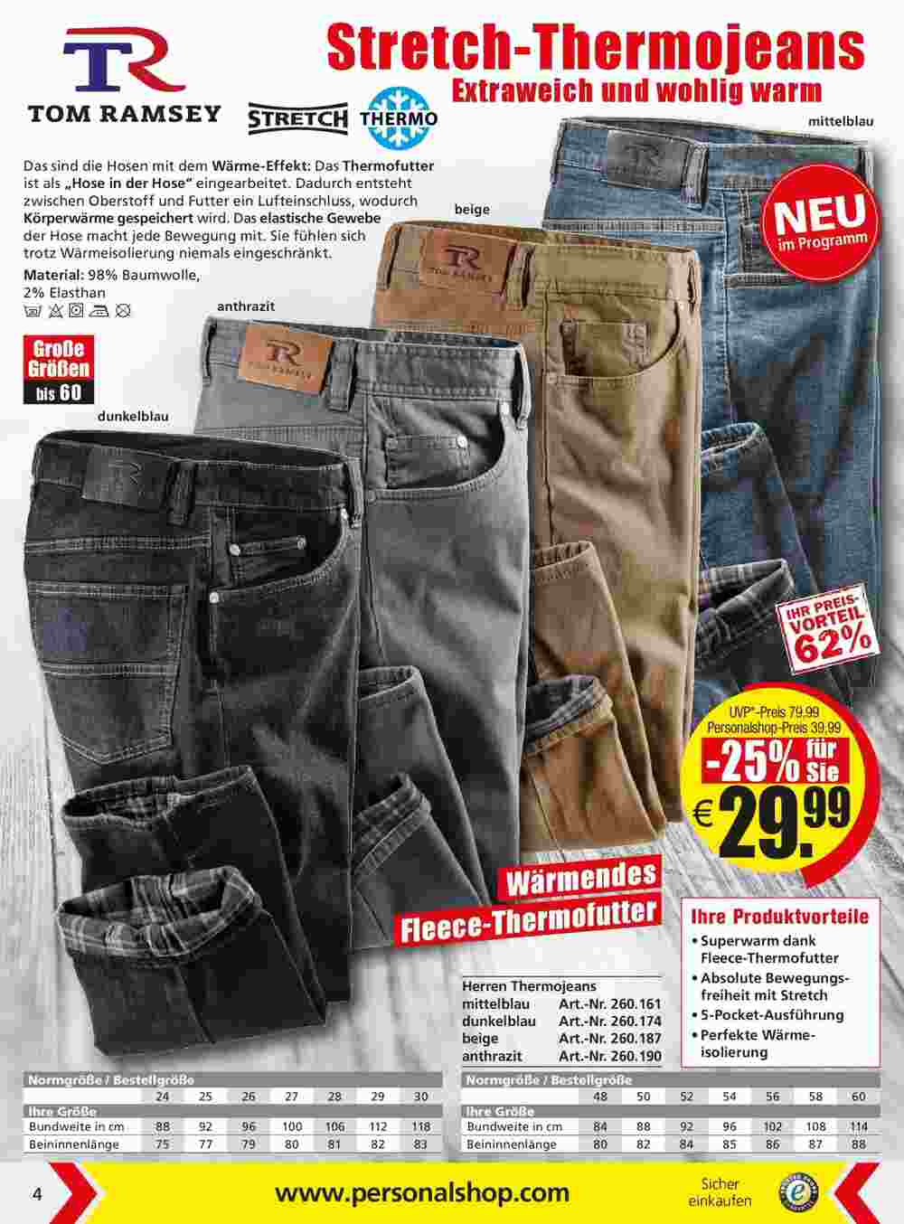 Personalshop Flugblatt (ab 31.10.2023) - Angebote und Prospekt - Seite 4