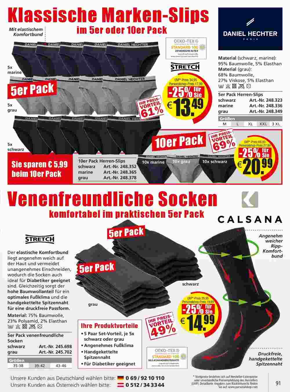 Personalshop Flugblatt (ab 31.10.2023) - Angebote und Prospekt - Seite 91