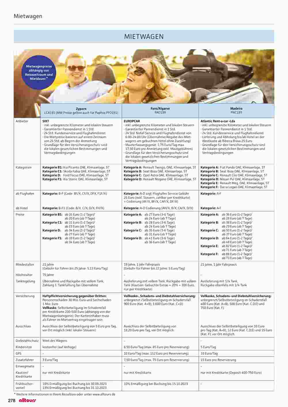 Alltours Flugblatt (ab 01.11.2023) - Angebote und Prospekt - Seite 278