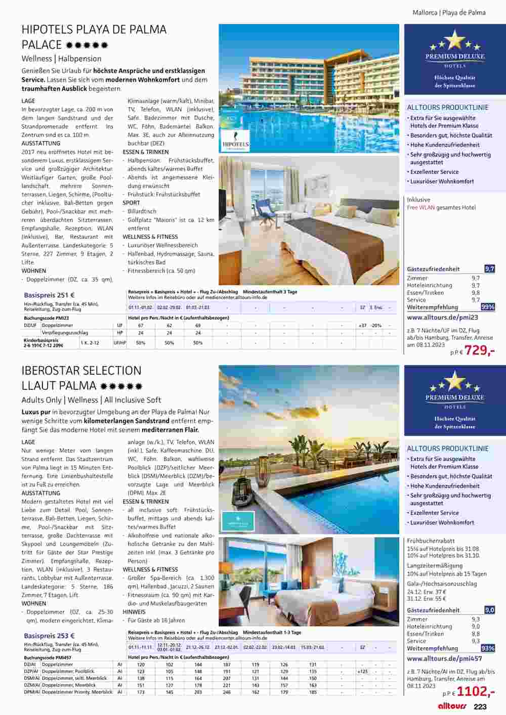 Alltours Flugblatt (ab 01.11.2023) - Angebote und Prospekt - Seite 223