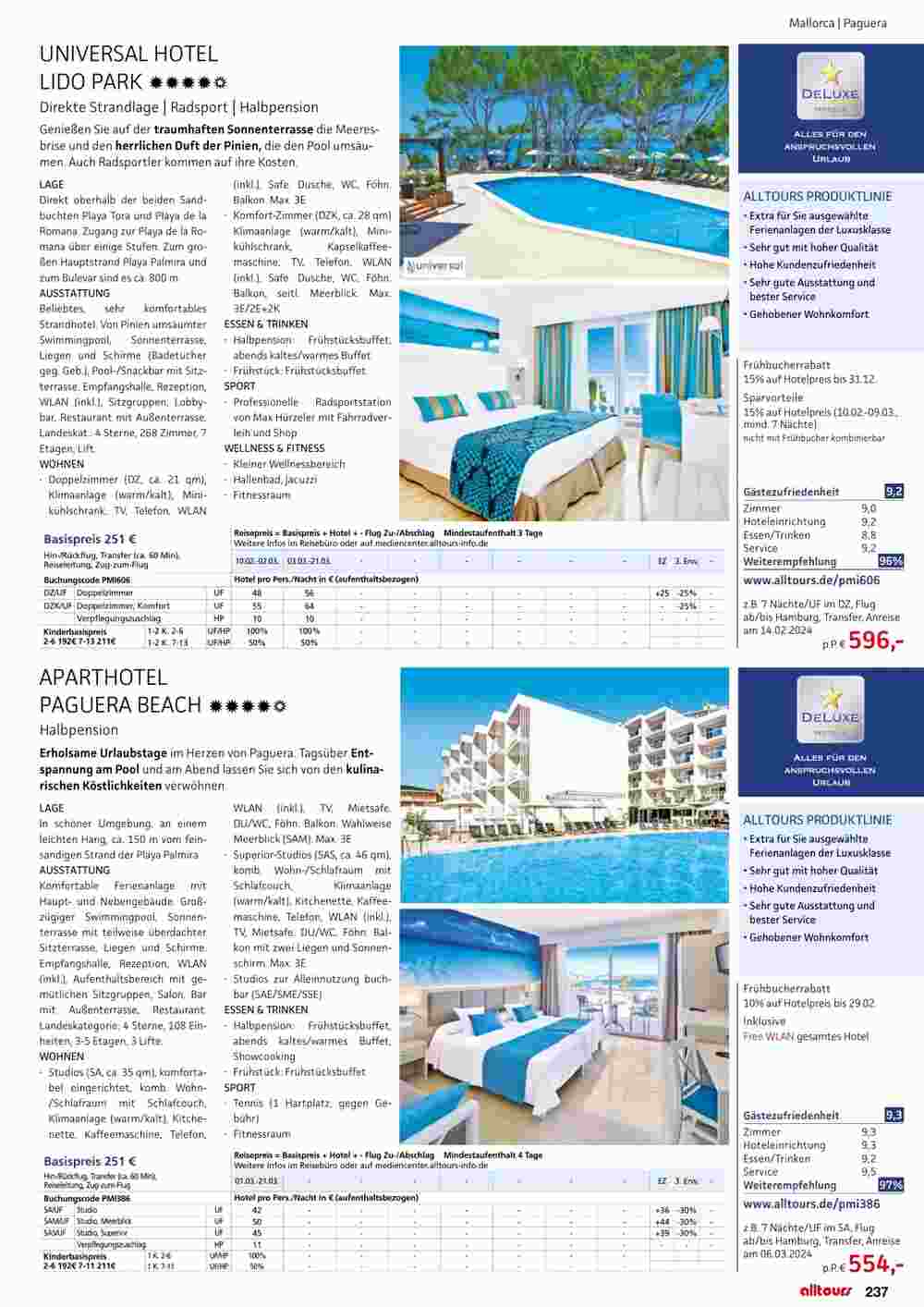 Alltours Flugblatt (ab 01.11.2023) - Angebote und Prospekt - Seite 237