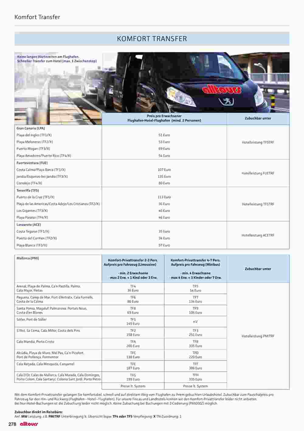 Alltours Flugblatt (ab 01.11.2023) - Angebote und Prospekt - Seite 278