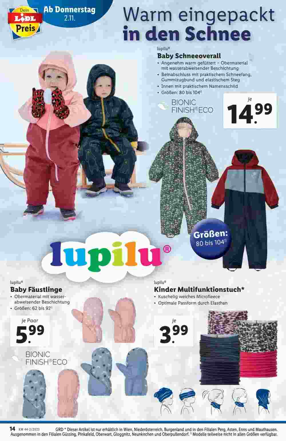 Lidl Flugblatt (ab 01.11.2023) - Angebote und Prospekt - Seite 14