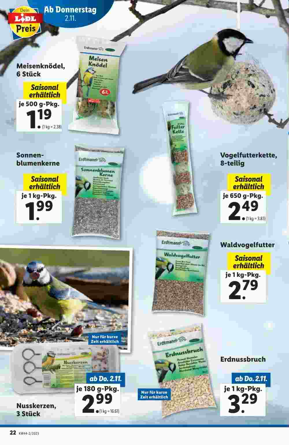 Lidl Flugblatt (ab 01.11.2023) - Angebote und Prospekt - Seite 22