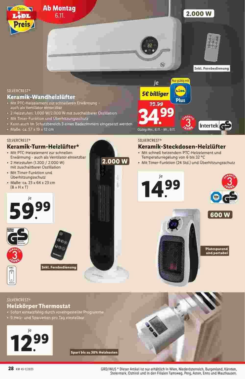 Lidl Flugblatt (ab 01.11.2023) - Angebote und Prospekt - Seite 30