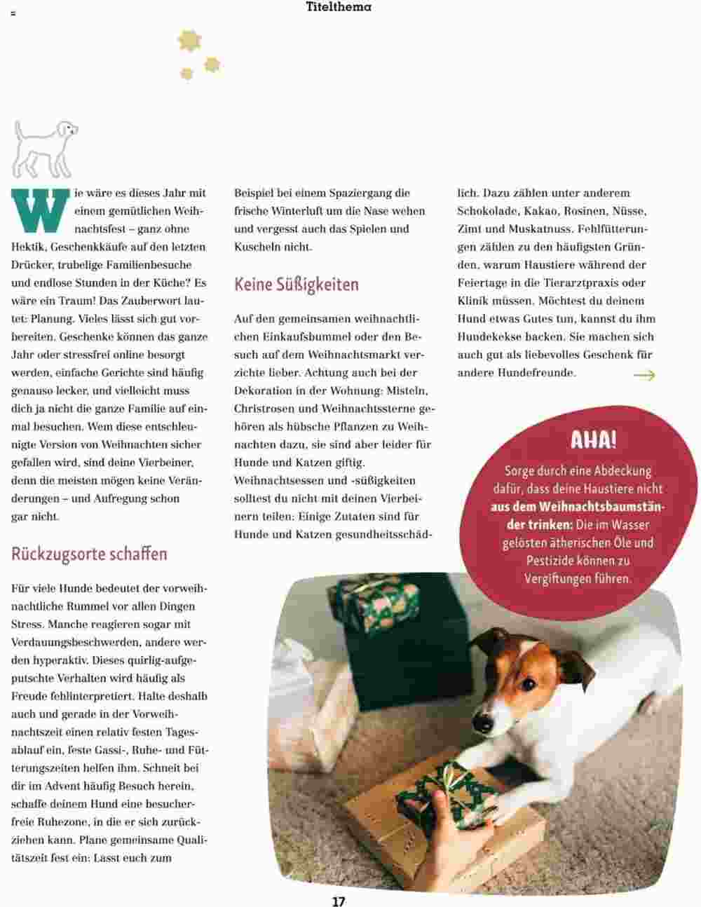 Fressnapf Flugblatt (ab 01.11.2023) - Angebote und Prospekt - Seite 17