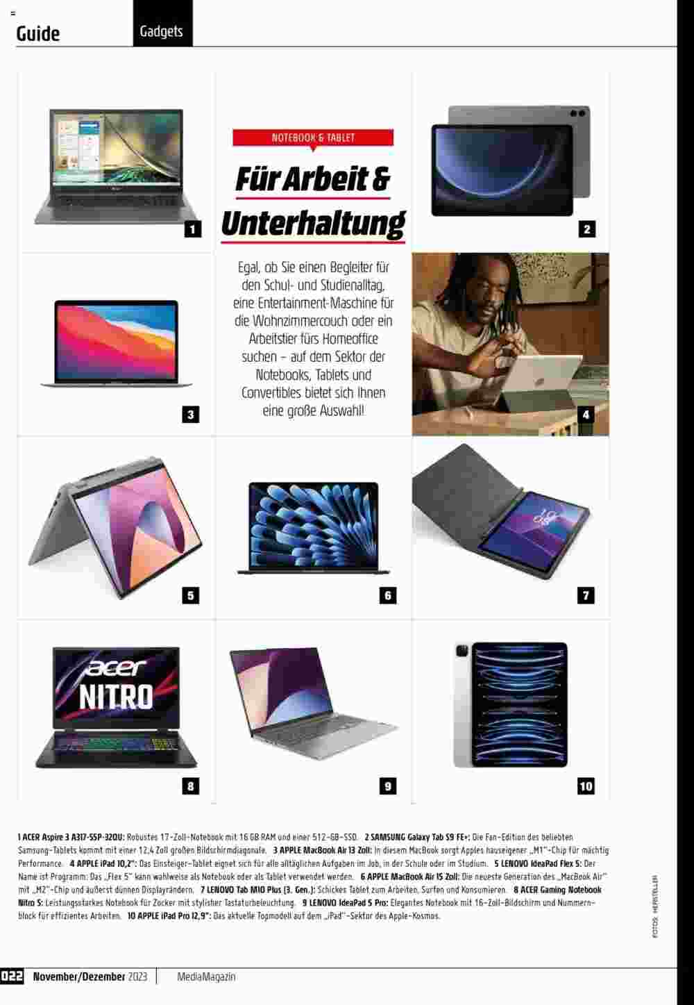 Media Markt Flugblatt (ab 01.11.2023) - Angebote und Prospekt - Seite 22