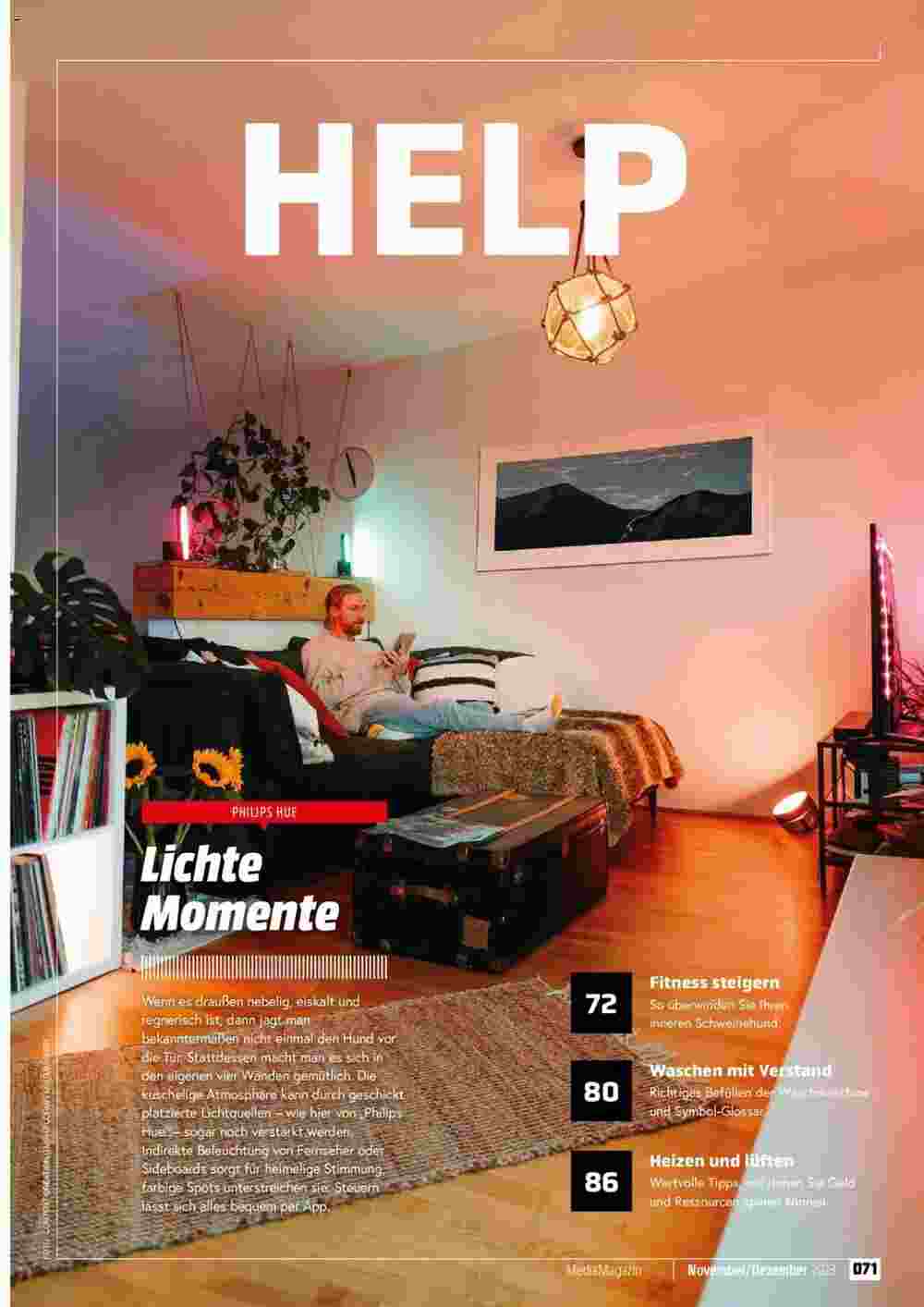 Media Markt Flugblatt (ab 01.11.2023) - Angebote und Prospekt - Seite 71