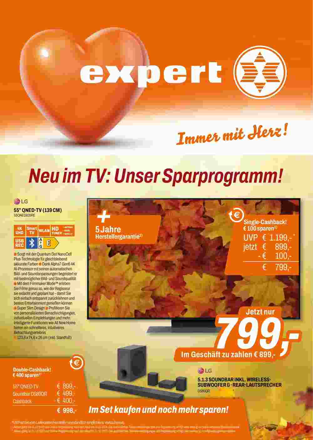 Expert Flugblatt (ab 01.11.2023) - Angebote und Prospekt - Seite 1