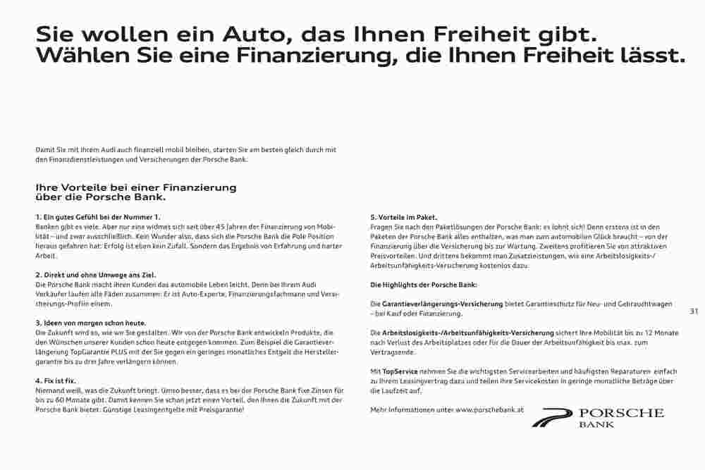 Audi Flugblatt (ab 02.11.2023) - Angebote und Prospekt - Seite 33