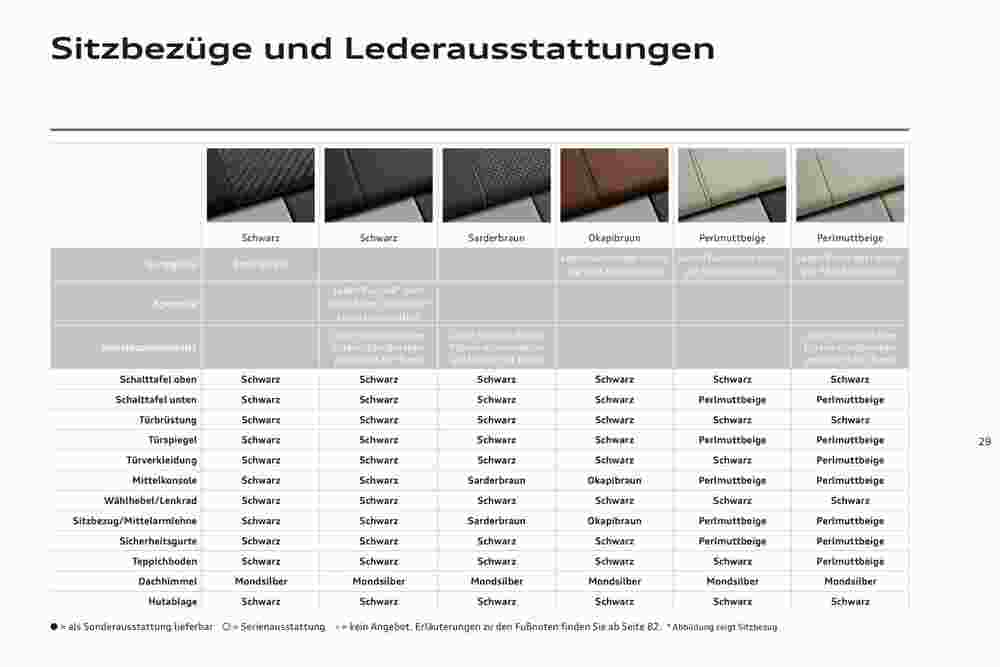 Audi Flugblatt (ab 02.11.2023) - Angebote und Prospekt - Seite 31