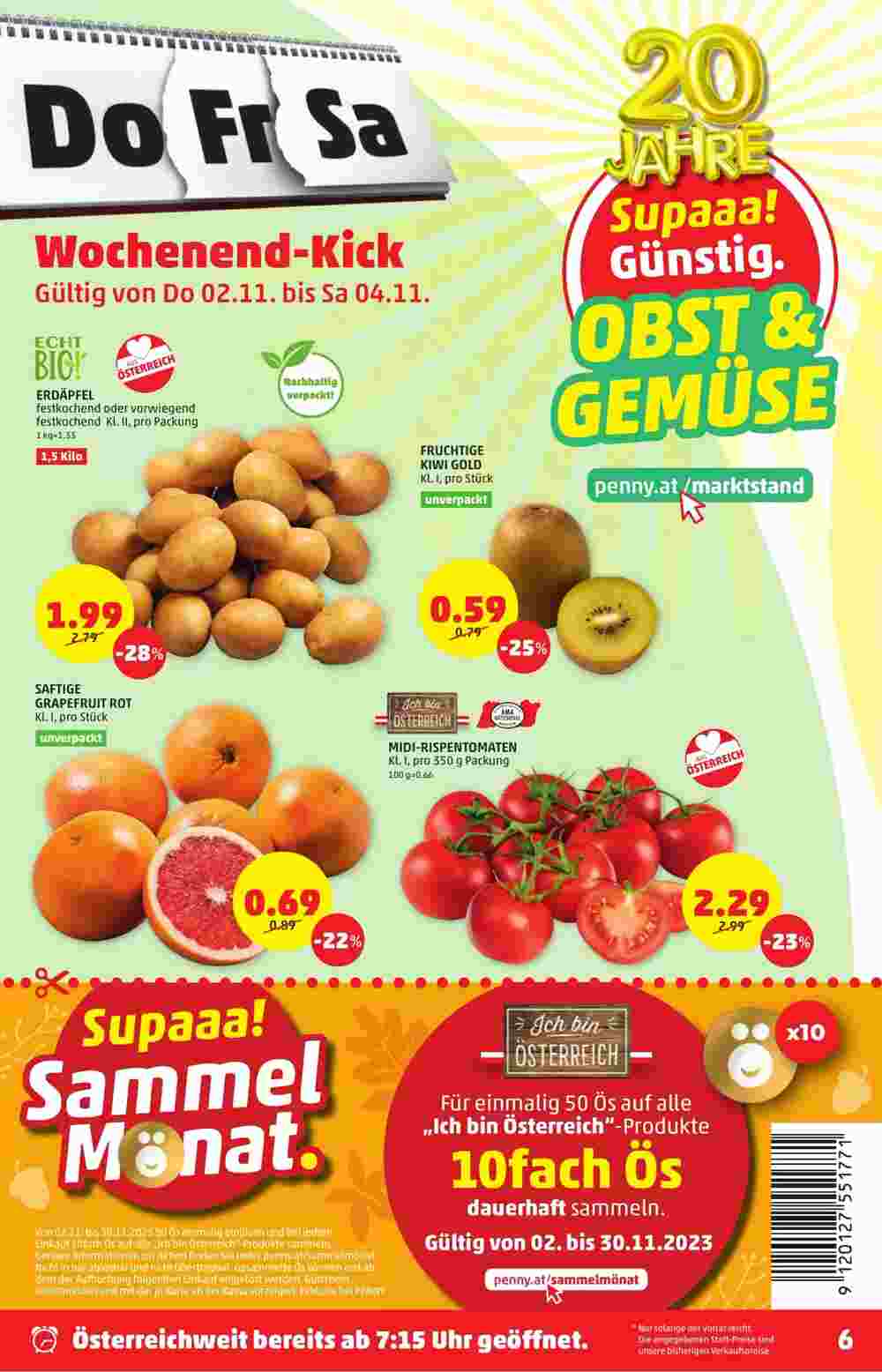 PENNY Flugblatt (ab 02.11.2023) - Angebote und Prospekt - Seite 6