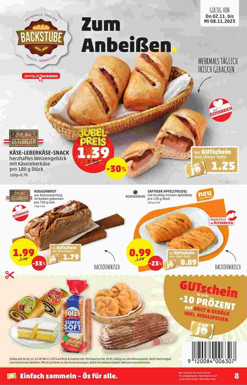 PENNY Flugblatt (ab 02.11.2023) - Angebote und Prospekt - Seite 8