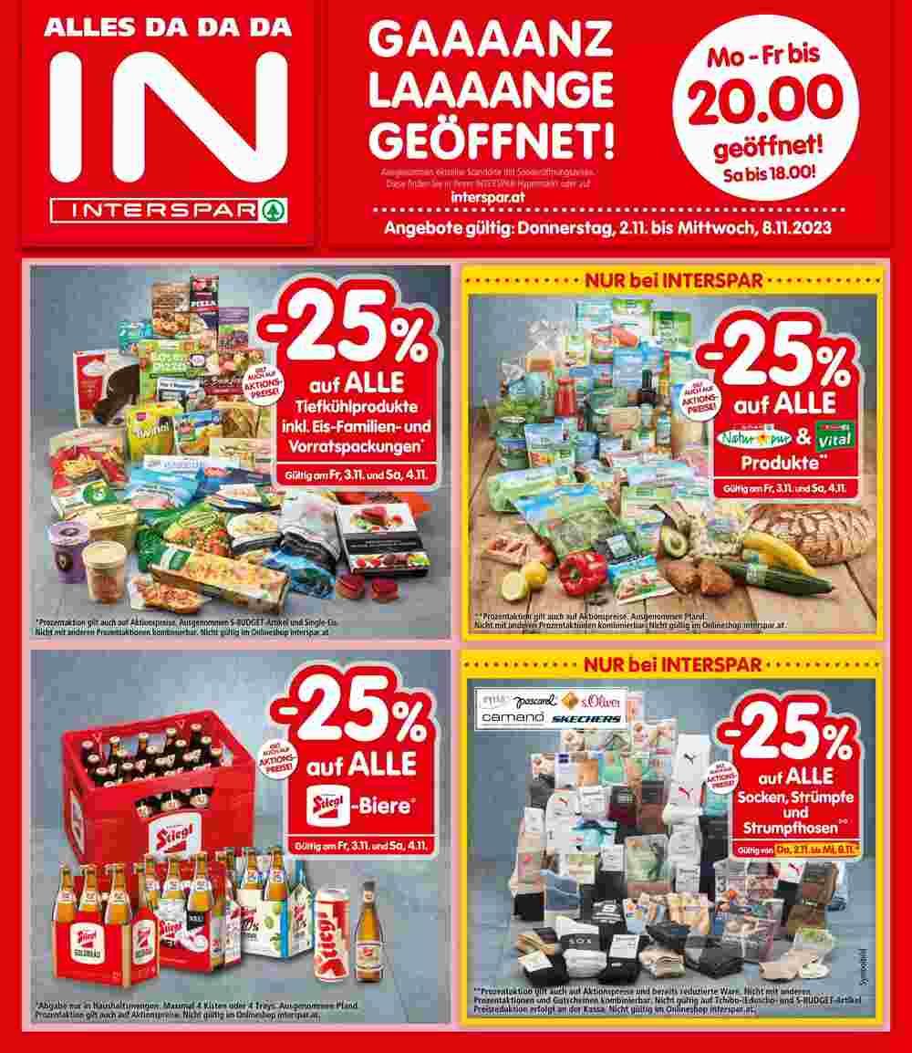 Interspar Flugblatt (ab 02.11.2023) - Angebote und Prospekt - Seite 1