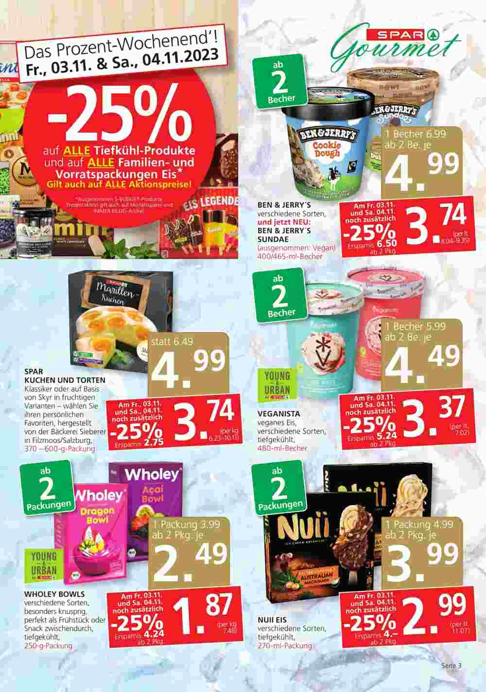 SPAR Gourmet Flugblatt (ab 02.11.2023) - Angebote und Prospekt - Seite 3