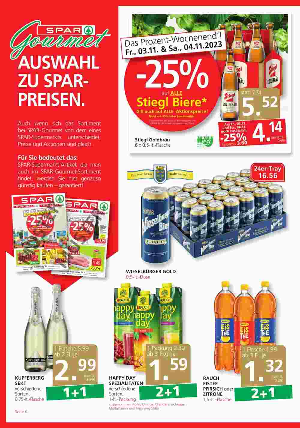 SPAR Gourmet Flugblatt (ab 02.11.2023) - Angebote und Prospekt - Seite 6